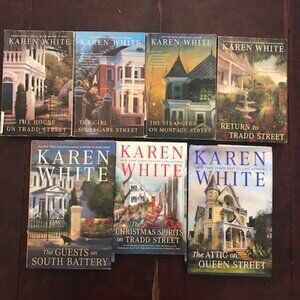 Karen White "Tradd Street Series" set of 7 books, good condition